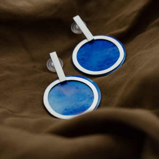 Blue earrings.  E89 Made to Order