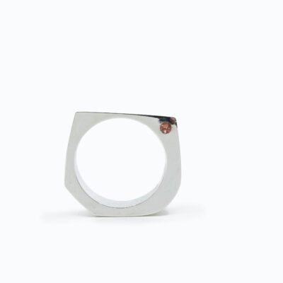 Sapphire Silver Ring R79
